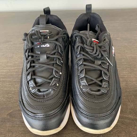 Fila 91175 Womens Running Shoes US 8 Black - Picture 4 of 8